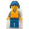 LEGO<sup></sup> City - Coast Guard City - Crew Member with Headphones 