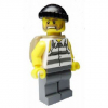 LEGO<sup></sup> City - Police - Jail Prisoner Shirt with Prison Stripes a