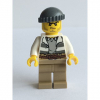 LEGO<sup></sup> City - Swamp Police - Crook Male with Dark Bluish Gray Kn
