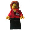 LEGO<sup></sup> City - Press Woman / Reporter - Black Legs 
