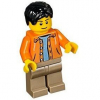LEGO<sup></sup> Creator - Orange Jacket with Hood over Light Blue Sweater
