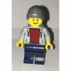 LEGO<sup></sup> City - Light Bluish Gray Hoodie with Dark Red Shirt