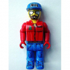 LEGO<sup></sup> Exkluzivn Sety - Truck Driver with Brown Beard and Mirror 