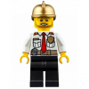 LEGO<sup></sup> City - Fire Chief - White Shirt with Tie and Belt