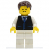 LEGO<sup></sup> Creator - Black Vest with Blue Striped Tie