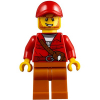 LEGO<sup></sup> City - Mountain Police - City Bandit Male with Red Fringe