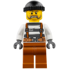 LEGO<sup></sup> City - Police - Jail Prisoner Overalls 621 Prison Stripes