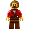 LEGO<sup></sup> City - Mountain Police - Crook Male with Red Fringed Shir