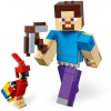 LEGO Minecraft 21148 -  velk figurka: Steve s papoukem - Cena : 319,- K s dph 