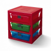 LEGO organizr se temi zsuvkami - erven - Cena : 981,- K s dph 