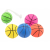Basketball Ball Gummi 8,5 cm 5 Farben in Mesh - Cena : 16,- Kč s dph 