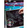 Perlov obrzek 200ks barevnch perel 20,3x25,4cm - 3 druhy - Cena : 98,- K s dph 
