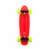 Skateboard - pennyboard 43cm, nosnost 60kg plastov osy, erven, zelen kola - Cena : 217,- K s dph 