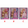 Panenka Steffi Rapunzel - 3 druhy - Cena : 352,- K s dph 