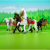 K Beauty Pferde, 11 cm, 6 Druh - Cena : 105,- K s dph 