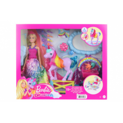 Obrázek Barbie Princezna a duhový jednorožec herní set GTG01 TV