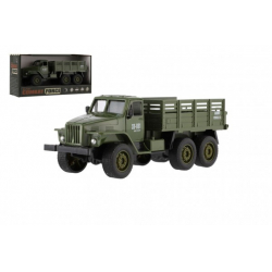 Obrázek Auto vojenské nákladní plast 17cm na volný chod v krabičce 20x10x7cm