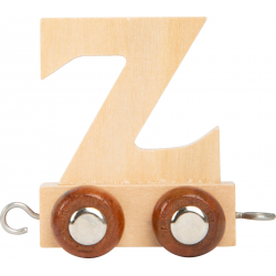 Obrázek Dřevěný vláček vláčkodráhy abeceda písmeno Z