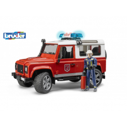 Obrázek Bruder Hasičské auto Land Rover s figurkou