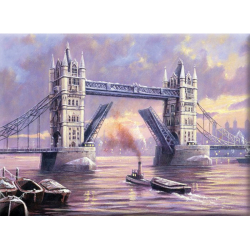 Obrázek Malování podle čísel 30x40 cm - Tower Bridge