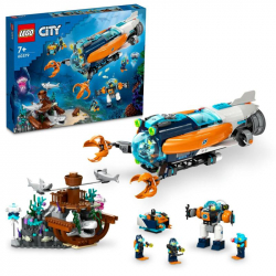 Obrázek LEGO<sup><small>®</small></sup> City 60379 - Hlubinná průzkumná ponorka