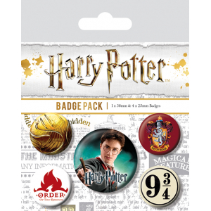 Obrázek Set odznaků Harry Potter - Nebelvír