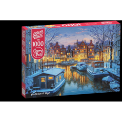 Obrázek Puzzle Cherry Pazzi 1000d. Amsterdam v noci