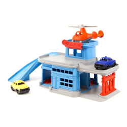 Obrázek Green Toys Patrová garáž modrá s příslušenstvím