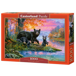 Obrázek Puzzle Castorland 1000 dílků - Medvědi na lovu
