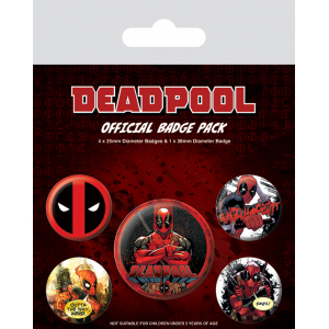 Obrázek Set odznaků Deadpool