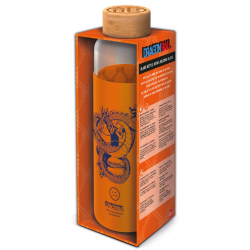 Obrázek Skleněná láhev s návlekem 585 ml, Dragon Ball
