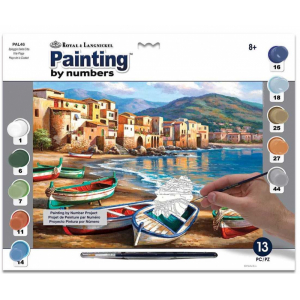 Obrázek Malování podle čísel 30x40 cm- Pobřežní pláž