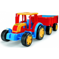 Obrázek Traktor Gigant s vlekom plast 102cm