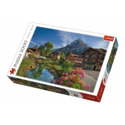 Obrázek Puzzle Alpy v létě 2000 dílků 96x68cm v krabici 40x27x6cm