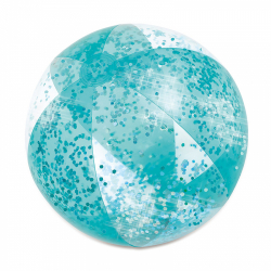 Obrázek Nafukovací míč se třpytkami modrý 51 cm