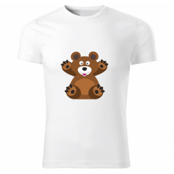 Obrázek T-Shirt Fröhliche Tiere - Medvidek, Größe S