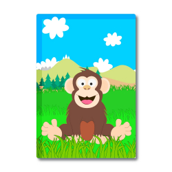 Obrázek Magnetka Veselá zvieratká - Šimpanz