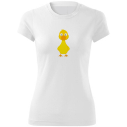 Obrázek Frauen T-Shirt Cheerful Animals - Duck, Größe S