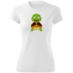 Obrázek Frauen T-Shirt Cheerful Animals - Tortoise, Größe S