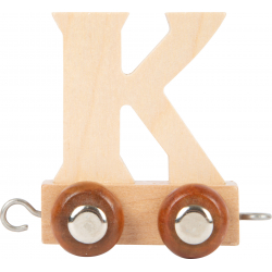 Obrázek Dřevěný vláček vláčkodráhy abeceda písmeno K