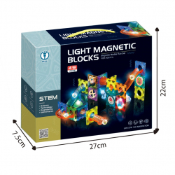Obrázek Kuličkodráha magnetická se světlem 49 ks