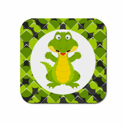 Obrázek Podtácek Veselá zvířátka - Krokodýl