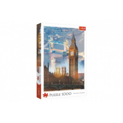 Obrázek Puzzle  Londýn o soumraku 1000 dílků 48x68,3cm v krabici 27x40x6cm