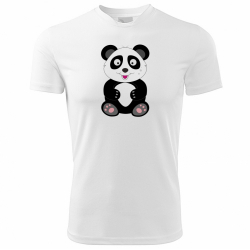 Obrázek Tričko Veselá zvířátka - Panda, vel. 122 cm/6 let