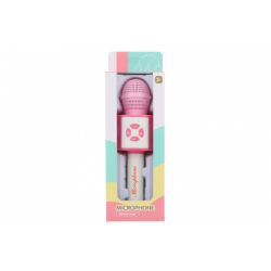 Obrázek Mikrofon na baterie růžový