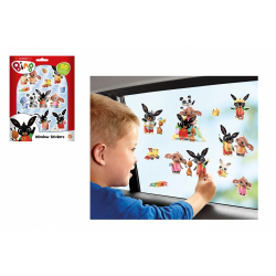 Obrázek Okenní dekorace Bing Bunny 50ks samolepek na kartě 16x21cm