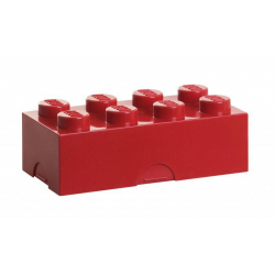 Obrázek LEGO<sup><small>®</small></sup> box na svačinu 100 x 200 x 75 mm - červená