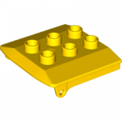 Obrázek LEGO<sup><small>®</small></sup> DUPLO<sup><small>®</small></sup> - Střecha pro kabinu, Světle žlutá