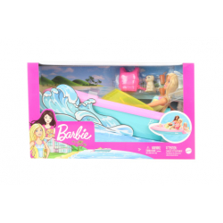 Obrázek Barbie člun s doplňky GRG30