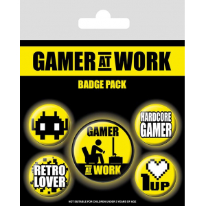 Obrázek Set odznaků Game at Work